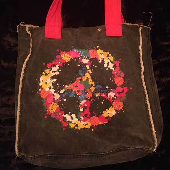 Peace Sign Tote Bag - Picture 1 of 1